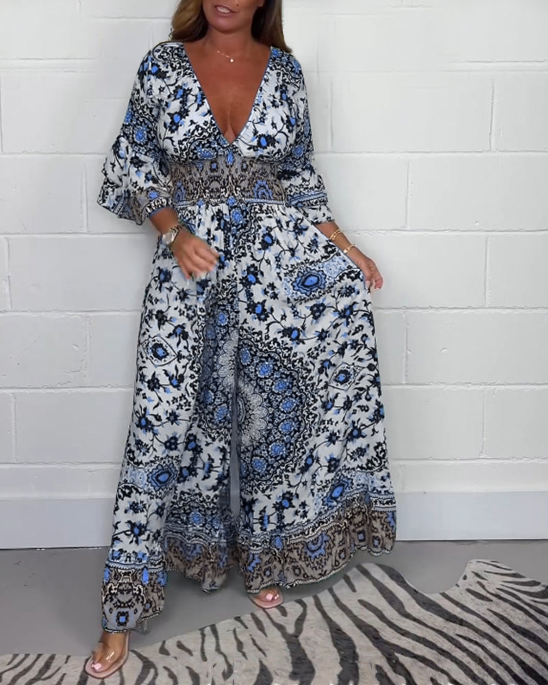 MONO FLUIDO ELEGANTE CON ESTAMPADO