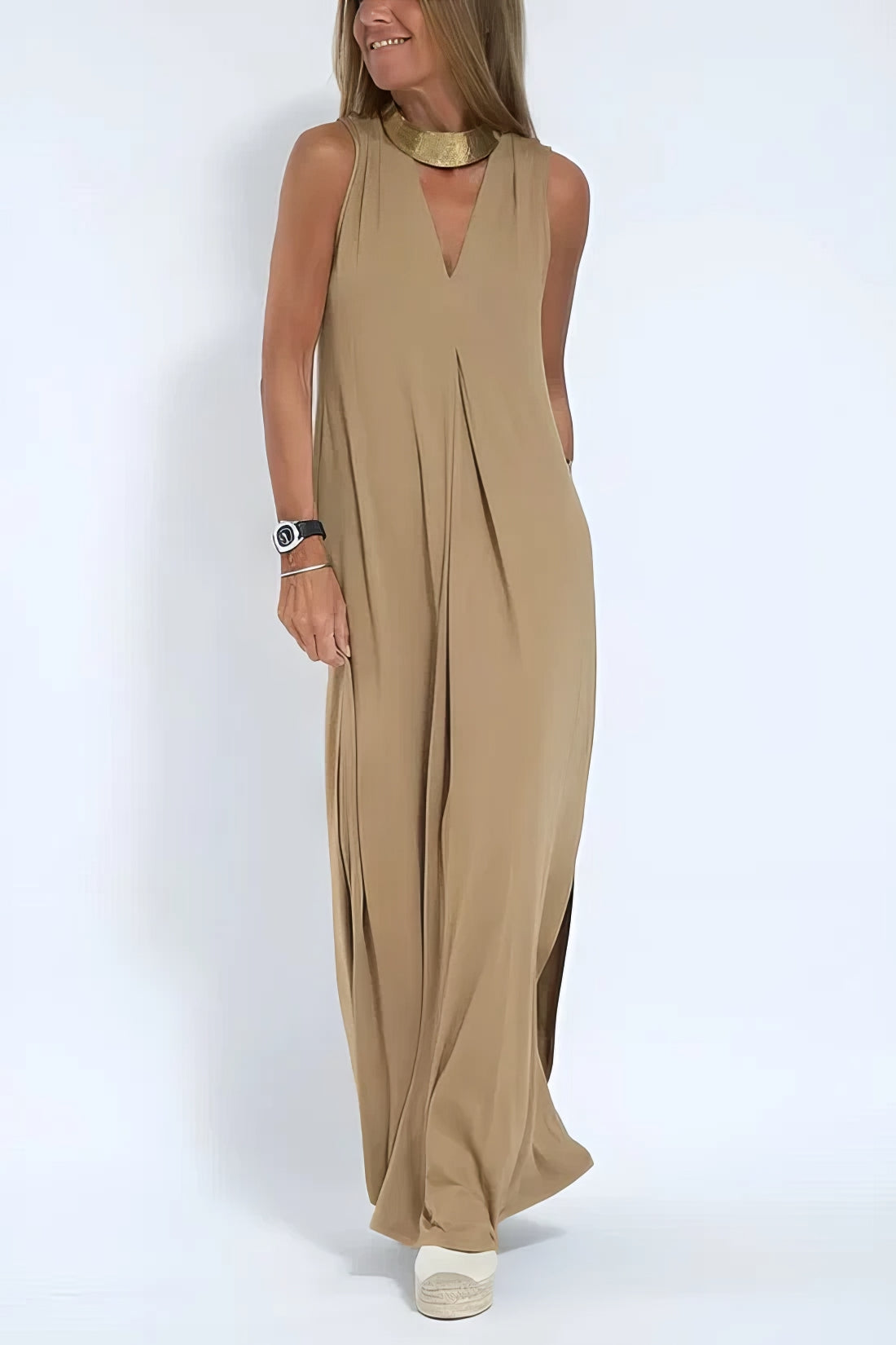 VESTIDO LARGO BELÉN + CÁRDIGAN A JUEGO DE REGALO